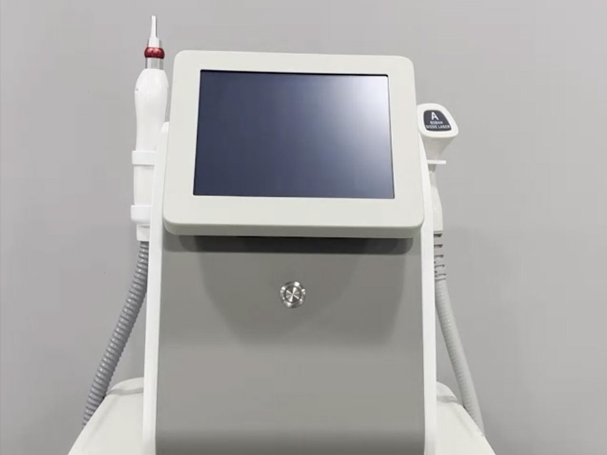 Диодный лазер Yag Laser 2in1 Машина для безболезненной эпиляции Удаление татуировок Углеродный пилинг